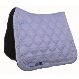 Tapis de selle Gently coupe dressage bleu moyen/argenté