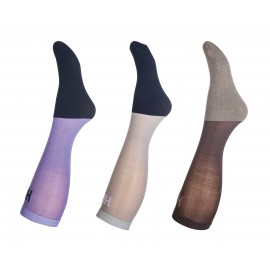 Chaussettes d'équitation Microcotton - Lot de 3