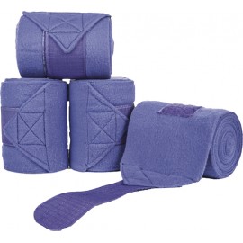 Bandes de polo polaires en lot de 4 lilas