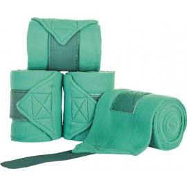 Bandes de polo polaires en lot de 4 turquoise/aqua