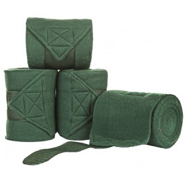 Bandes de polo polaires en lot de 4 vert