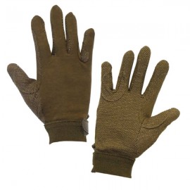 Gants en coton basiques avec picots