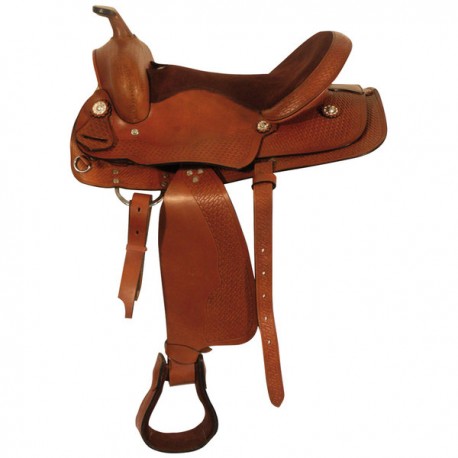 Selle western Montana en cuir