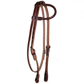 Bridon western en cuir 1 oreille Weaver Leather