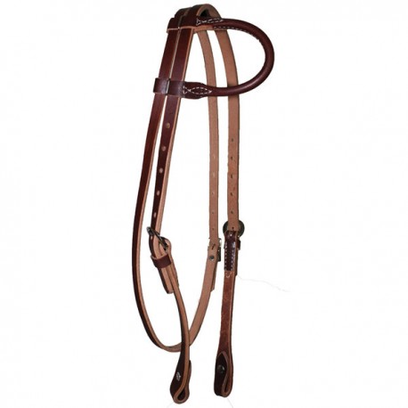 Bridon western en cuir 1 oreille Weaver Leather