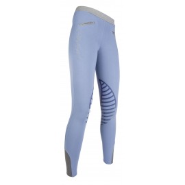 Leggings Starlight avec basanes en silicone bleu gris/gris