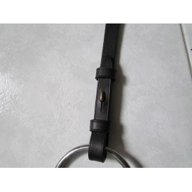 Bridon simple en cuir fait main