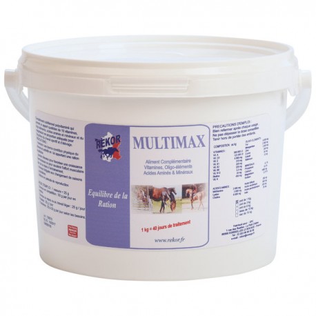 Multi Max Rekor complément multivitaminé 1kg