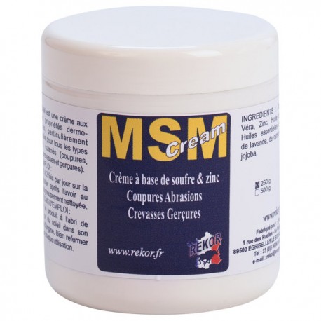 Crème derme MSM Rekor 250g