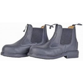 Boots coquées en cuir pour homme