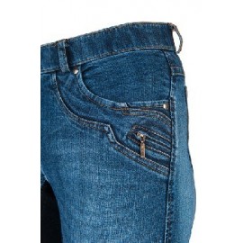 Pantalon d'équitation jeans jodhpur Classic fond peau