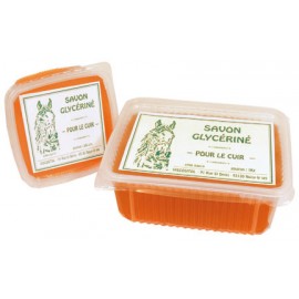 Savon glycériné en pain pour cuirs d'équitation Viscositol